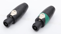 Connecteur de câble de haut-parleur professionnel audio HIFI 4 broches 4 pôles NL4FC Speakon mâle