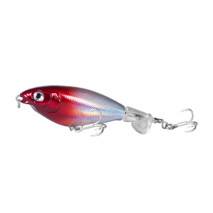 Leurre de surface Ikeba Topwater Pencil Lure avec rotation de la queue à 360 degrés, flottant, pour la pêche au bar - Product Image 3
