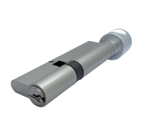 Cylindre de serrure en laiton personnalisé en gros 60mm contre-courant avec cylindre de style européen à bouton unique