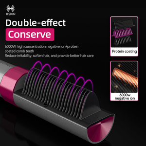 Rechargeable Hair Straightener Brush Fast <b>Heating</b> PTC Ionic Hair Straightening <b>Comb</b> 6 Temperature Settings Anti-Scald - Product Image 2