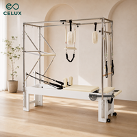 Machine de Pilates multifonctionnelle haut de gamme 3-en-1 type Cadillac, adaptée aux studios et salles de sport