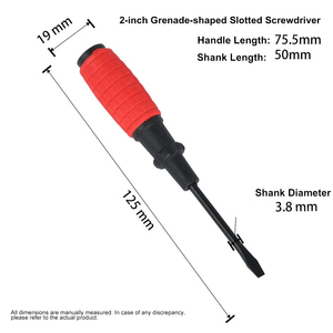 Magnetic Grenade <b>Screwdriver</b> Non-slip Corn Handle Slotted Phillips <b>Screwdriver</b> 45# Steel Insulated Hand <b>Screwdriver</b> for Repair - Product Image 5