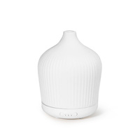 Diffuseur d'aromathérapie ultrasonique silencieux en céramique avec veilleuse, fonction de minuterie et humidification, peint à la main, pour huiles essentielles, produit transfrontalier, idéal comme cadeau