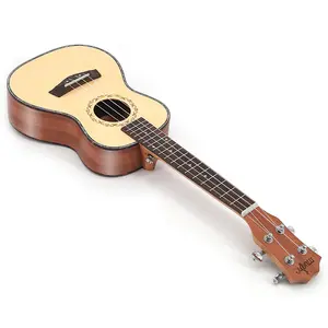 Самая дешевая китайская гитара из елового шпона 23-дюймовая гитара для Укулеле