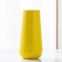 Vaso de porcelana floral puro, venda direta, vasos de cerâmica nórdicos em três tamanhos, vaso de cerâmica minimalista para decoração de casa