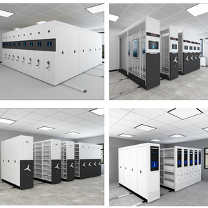 خزانة ملفات متحركة للمكتب مع رفوف تخزين وتنظيم - Product Image 6