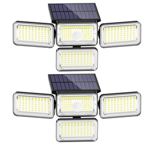 Lampada Solare LED in Alluminio per Esterni 6000K IP66 Impermeabile, Ampio Angolo, Illuminazione di Sicurezza per Garage e Giardino - Product Image 1