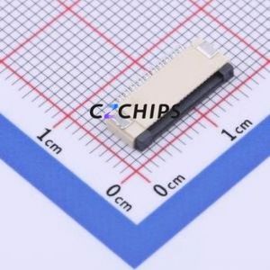 FPC-0.5FX-20PWBH20 FFC/FPC Connector SMD,P=0.5mm Connector Flip Cover Type Bottom Contact 20P 0.5mm - Product Image 2