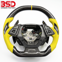 Volant de course personnalisé haut de gamme en fibre de carbone pour Corvette C7 Stingray Coupé 2014-2019 Chevrolet Camaro SS ZR1 ZL1 Z06