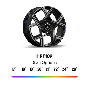 Jantes en alliage d'aluminium forgé 6061-<span class=keywords><strong>T6</strong></span> Deep Dish 23x8.5 23x9.5 5x112 Noir brillant avec face usinée pour Rolls Royce Cullinan - Product Image 4