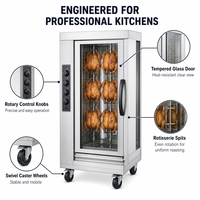 Four électrique à économie d'énergie, machine de boulangerie fiable, équipement de cuisine professionnel en acier inoxydable, puissance 7,5 kW pour la production de pâtisserie