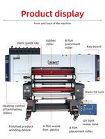Impresora UV DTF Locor de 60 cm, Gran Venta, con Lámina Dorada, Lámina Plateada, Transferencia en Frío, Plotter para Impresión de Adhesivos y Máquina de Laminación