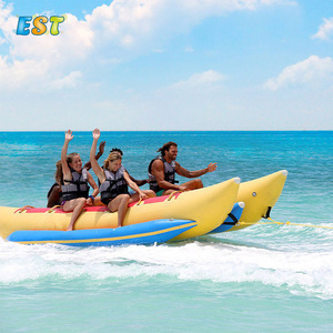 Bán Hot 0.9 Mét PVC Inflatable Chuối Float, PVC Inflatable Chuối Nổi Thuyền Để Bán, Inflatable Bay Chuối Thuyền - Product Image 1