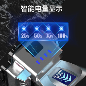 ไฟหน้าแบบเหนี่ยวนำ LED ชนิด C ชาร์จไฟได้ แบตเตอรี่แบบชาร์จไฟได้ อลูมิเนียมอัลลอยด์ สำหรับตั้งแคมป์กลางแจ้ง แสงสีขาว ปรับความสว่างได้ - Product Image 1