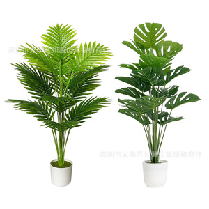 Plante artificielle Ruyin, palmier et monstera, 30cm-100cm, plante en pot pour la décoration de la maison et des hôtels - Product Image 1