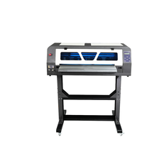 Imprimante DTF 24 pouces avec double tête d'impression Epson Xp600 pour T-shirts A1, automatique, nouvelle, en acier inoxydable, garantie de 3 ans