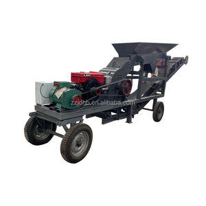 דיזל נייד רוק זהב אדום עם מחצבה מסך עם מחצבה שימוש במחיר הטוב ביותר צלב נייד למכירה - Product Image 1