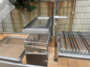 Santa Maria <strong>Grill</strong> Wood Charcoal Bbq Adjustable Height Ratchet and Pawl Lift System <strong>Argentinian</strong> <strong>Grill</strong> - Product Image 6
