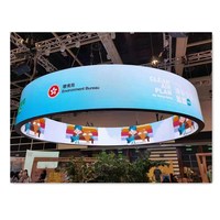 Module d'écran d'affichage LED d'intérieur personnalisable Panneau mural vidéo plat incurvé Flexibilité pour centres commerciaux Fournisseur OEM IP65