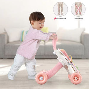 Mainan edukasi jalan bayi, alat bantu jalan multifungsi dapat diatur Anti ujung dengan musik ringan untuk bayi - Product Image 4