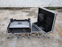 Station de travail Flight Road Case pour moniteurs à écran tactile de 24 pouces DELL Computer