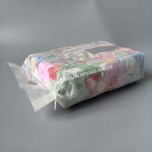 Trapos de limpieza industriales, trapos recuperados, trapos de algodón cortados, sábanas recuperadas, trapos de colores mixtos para limpieza - Product Image 1