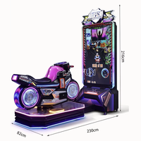 Simulateur de course de moto Super Duke Jazz Arcade, équipement de jeu à monnayeur pour parc d'attractions intérieur