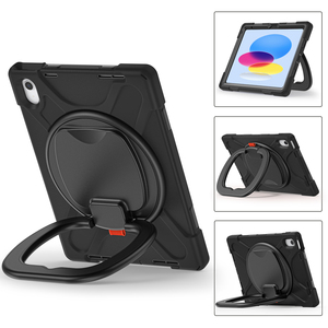 Étui robuste rotatif à 360 degrés pour <span class=keywords><strong>iPad</strong></span> 10/11e génération A16, housse de tablette avec protection d'écran et bandoulière - Product Image 6