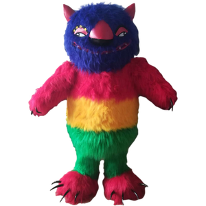 Nuevo disfraz de Mascota de monstruo colorido hecho a medida para espectáculo al aire libre - Product Image 1