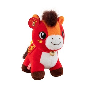 2026 Figuritas de la mascota del caballo, Juguetes de peluche, Muñecos del caballo del Zodíaco Chino, Almohada, Regalo navideño para niños, Juguete para máquina de garras al por mayor - Product Image 6