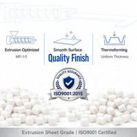 Granulés de polypropylène de qualité extrusion PP pour feuillage et thermoformage