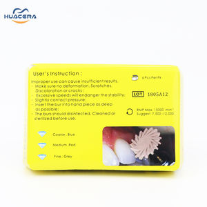 Huacera 6001 dentale fresa diamantata Kit assortiti con gambo da Fg lucidante consumabile in tungsteno carburo con punta punte per Router per odontoiatria - Product Image 3