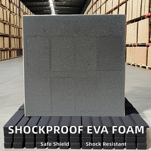 Tùy Chỉnh Màu Đen <span class=keywords><strong>EVA</strong></span> PU Bọt Chèn Đa-Chức Năng Cứng Miếng Bọt Biển Không Thấm Nước Đệm Chất Liệu Cho Sốc Bảo Vệ Bao Bì - Product Image 2