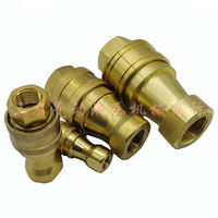 Raccord hydraulique rapide en laiton KZD 2 3 4 6 1 pouce, connecteur haute pression