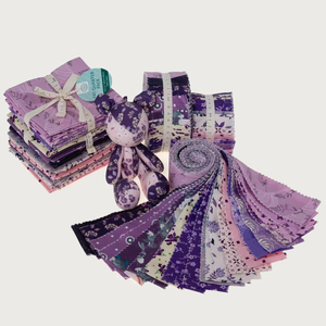 <span class=keywords><strong>Jell</strong></span> Cuộn Màu Tím Đầy Màu Sắc Thiết Kế Hoa Mô Hình Tinh Khiết Bông Cho May Đồ Chơi Quilting Chắp Vá Thủ Công DIY Chắp Vá - Product Image 3