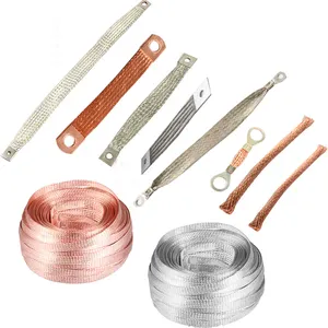 Automotive Copper Braided electrical Grounding Straps earthing strap