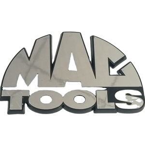 Diseño 3D OEM 120mm para <span class=keywords><strong>MAC</strong></span> Tools Emblema cromado de plástico Insignia Logo Pegatinas autoadhesivas para automóvil - Product Image 4