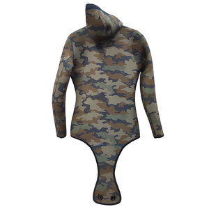 Spearfishing แผ่นรองดำน้ำ7มม.,ชุดดำน้ำลายพรางชุดเว็ทสูทแบบเปิดเซลล์ขนาด7มม. - Product Image 5