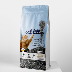 Productos para mascotas Tofu Arena para gatos de aglomeración rápida Fácil de limpiar Sabores personalizados Bolsas de embalaje para arena para gatos empaquetadas personalizadas - Product Image 2