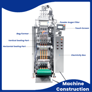 Machine d'emballage multilane de sticks de cacao en poudre 10g café, thé, poudre de boisson, chocolat chaud sachets instantanés - Product Image 3
