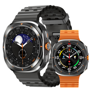 นาฬิกาอัจฉริยะ HD8 Ultra Smart Watch TFT สำหรับการโทร วัดอัตราการเต้นของหัวใจ นับก้าว ตรวจจับการนอนหลับ กันน้ำได้อย่างสมบูรณ์แบบ ชาร์จไร้สาย ตัวเรือนไทเทเนียม - Product Image 1