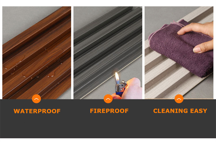 Easy Install Exterior WPC Wall Panel Anti UV Fireproof Outdoor WPC Wall Panel