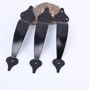 Noir FaBlack Faux Charnières Poignées Kit De Quincaillerie En Acier Grange Porte <span class=keywords><strong>Garage</strong></span> Charnières Poignées Décoratif Porte De <span class=keywords><strong>Garage</strong></span> Porte Matériel - Product Image 2