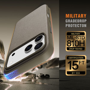 เคสโทรศัพท์หนัง PU หรูหรา ป้องกันแรงกระแทก พร้อมแม่เหล็ก ใช้ร่วมกับสายคล้องคอ  สำหรับ iPhone 17 Air Pro Max - Product Image 6