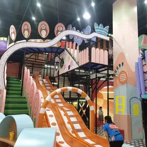 Kira Amusement Equipment Kids Slide Indoor Equipment Them Park Soft Play Playground