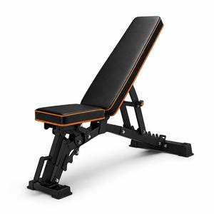 Banc <span class=keywords><strong>de</strong></span> musculation portable et réglable Ouling Pro pour la maison, pliable, inclinable et déclinable, pour entraînement <span class=keywords><strong>de</strong></span> force et développement des jambes, silencieux - Product Image 2