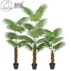 Vente en gros d'usine, plante artificielle en pot, palmier tropical simulé, arbre artificiel pour la décoration <span class=keywords><strong>de</strong></span> jardin - Product Image 2
