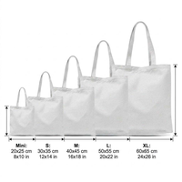 Sacs fourre-tout en toile réutilisables en gros |   Sacs en toile écologiques personnalisés avec logo imprimé