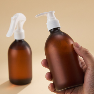 Botella de Spray de Plástico Transparente Ámbar Esmerilado de 300 ml para Fragancias, Botella para Solución <span class=keywords><strong>Insecticida</strong></span> Boston, Pulverizador de Líquido con Gatillo de 300 ml - Product Image 4