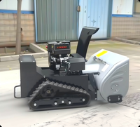 Souffleuse à neige télécommandée à moteur essence, largeur 1 mètre